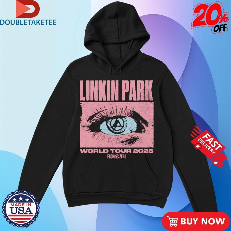 Official Linkin Park From Zero World Tour 2025 Eye Shirts Unisex , , , Long Sleeve Tee