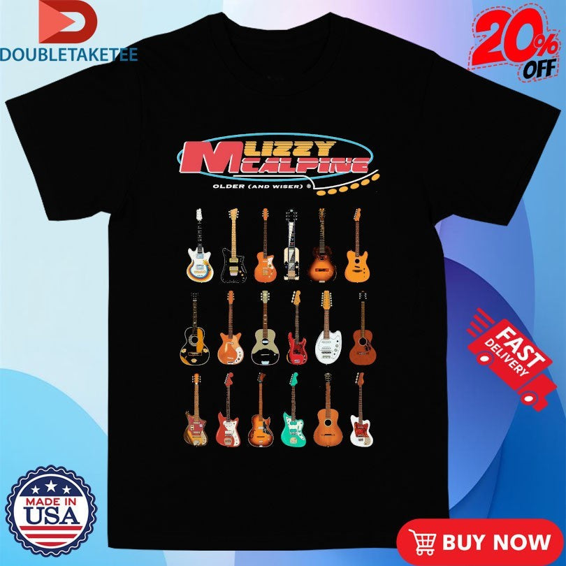 Official Lizzy Mcalpine Older And Wiser Guitars Shirts Unisex , , , Long Sleeve Tee