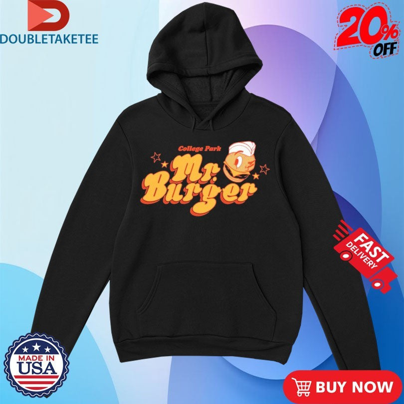 Official Logic College Mr Burger College Park Shirts Unisex , , , Long Sleeve Tee