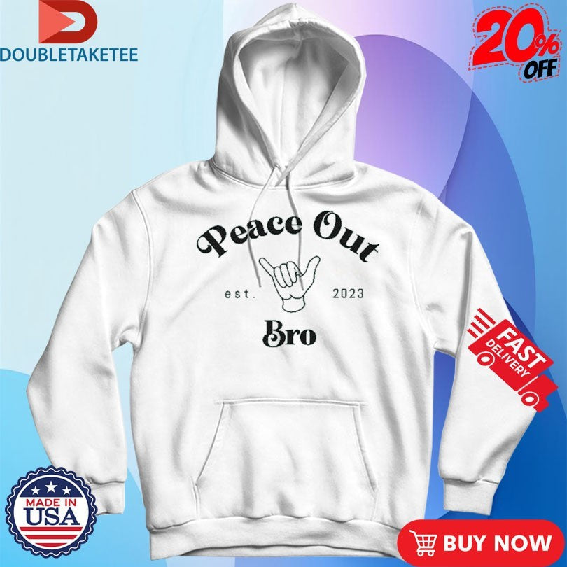 Official Lol Podcast Peace Out Bro Est 2023 Shirts Unisex , , , Long Sleeve Tee