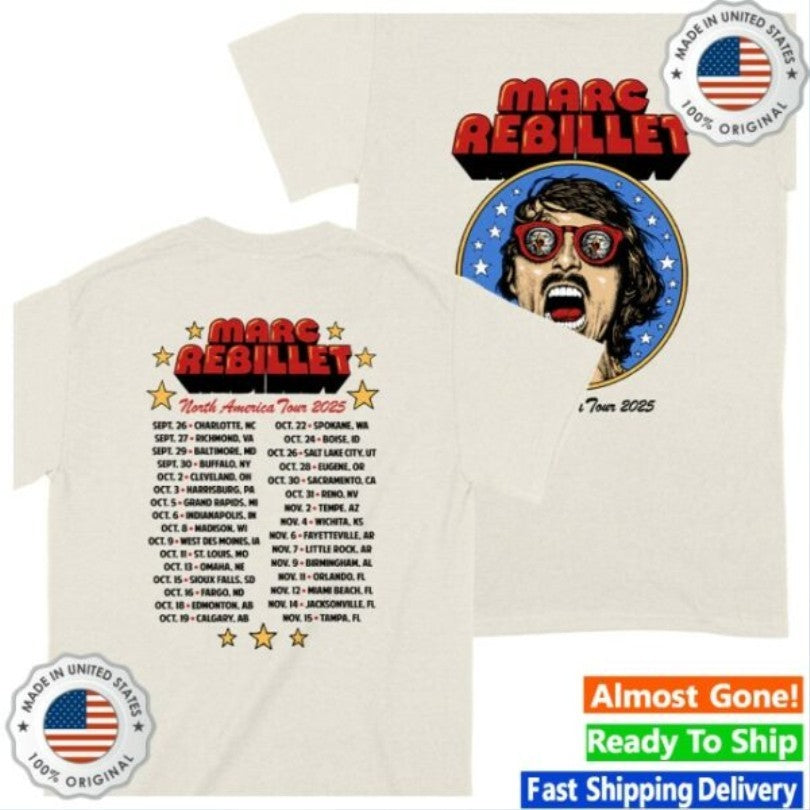 Official Marc Rebillet Eagle Eyes North American Tour 2025 Sep Oct Nov Shirts Unisex , , , Long Sleeve Tee