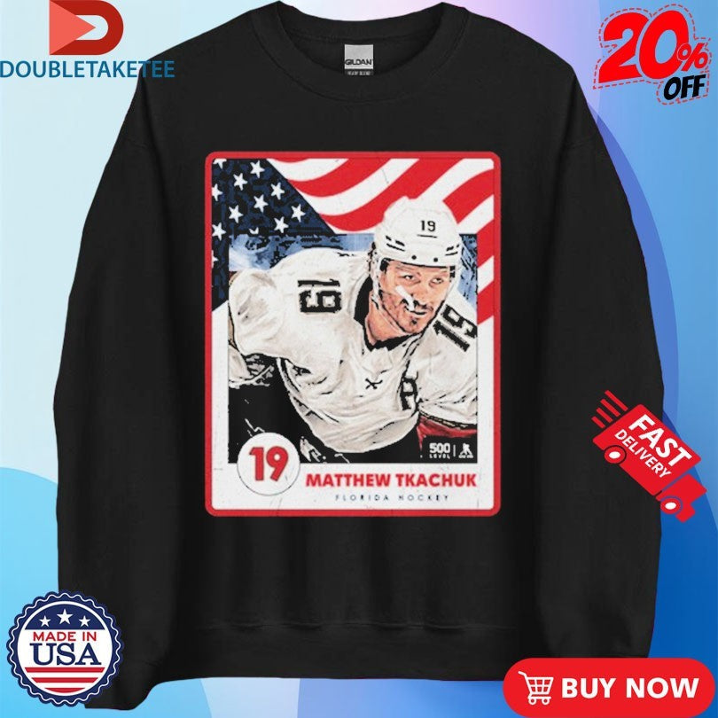 Official Matthew Tkachuk Florida Hockey Usa Card Shirts Unisex , , , Long Sleeve Tee