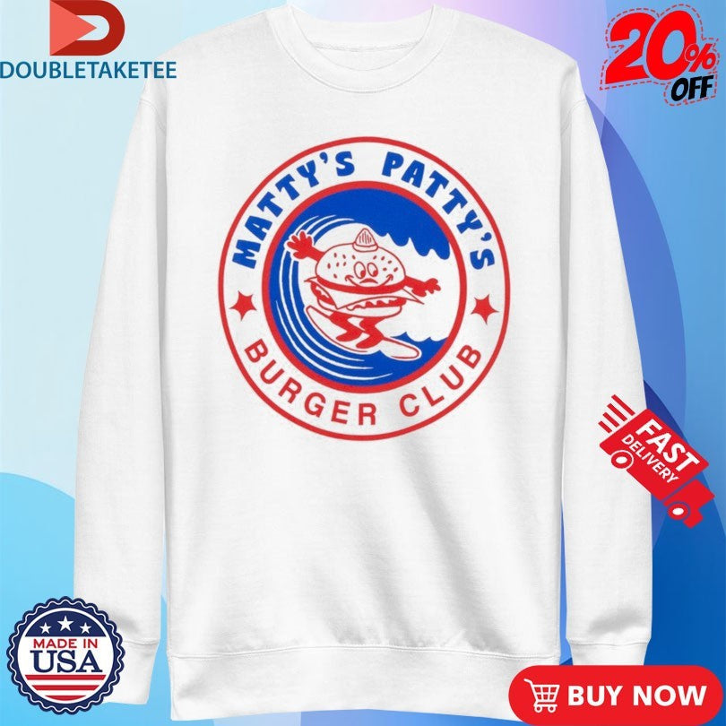 Official Matty’s Patty’s Burger Club Logo Shirts Unisex , , , Long Sleeve Tee
