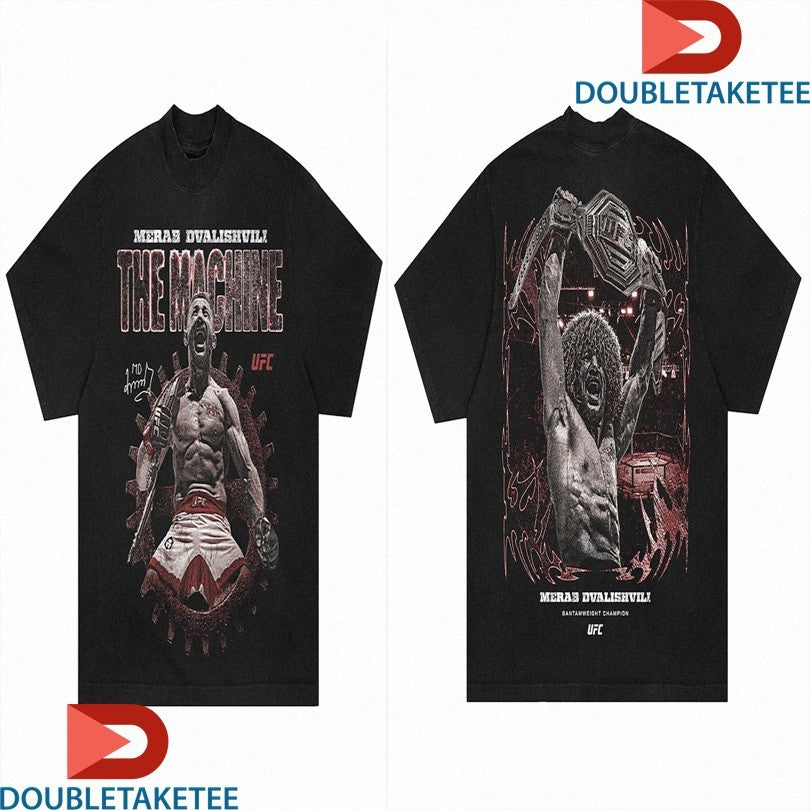 Official Merab Dvalishvili The Machine UFC Bantamweight Champion Shirts Unisex , , , Long Sleeve Tee