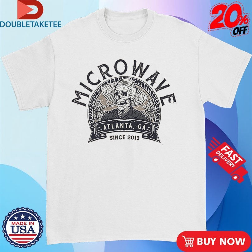 Official Microwave Atlanta GA Since 2013 Straw Hat Cigarettes Shirts Unisex , , , Long Sleeve Tee