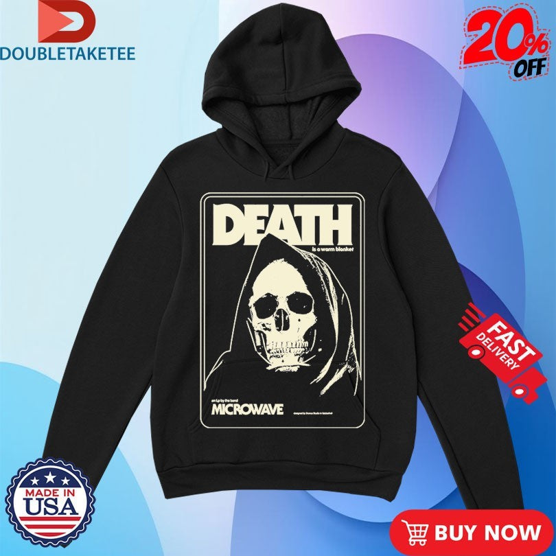 Official Microwave Is A Warm Blanket Death Skull Shirts Unisex , , , Long Sleeve Tee