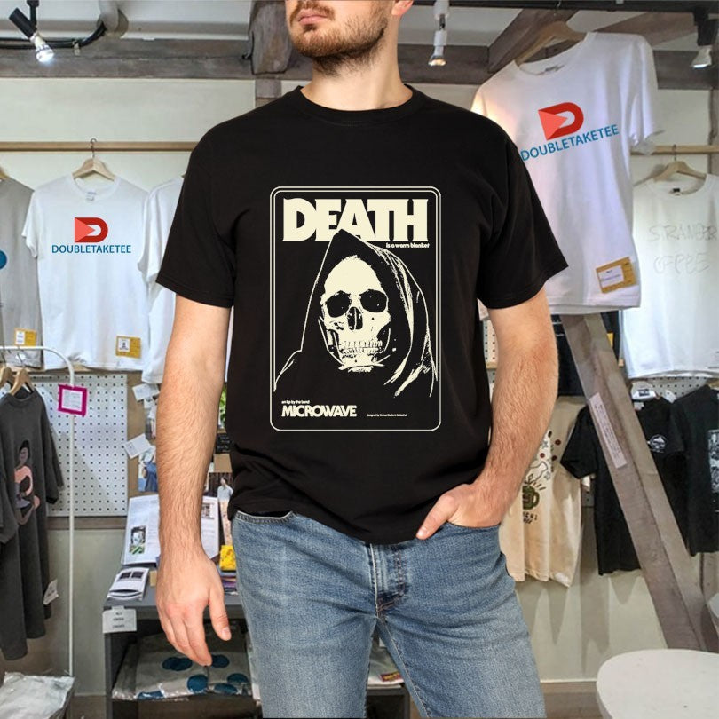 Official Microwave Is A Warm Blanket Death Skull Shirts Unisex , , , Long Sleeve Tee