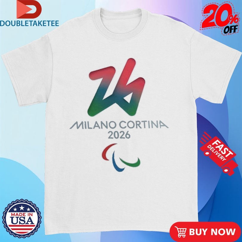 Official Milano Cortina 2026 Paralympics Logo Shirts Unisex , , , Long Sleeve Tee