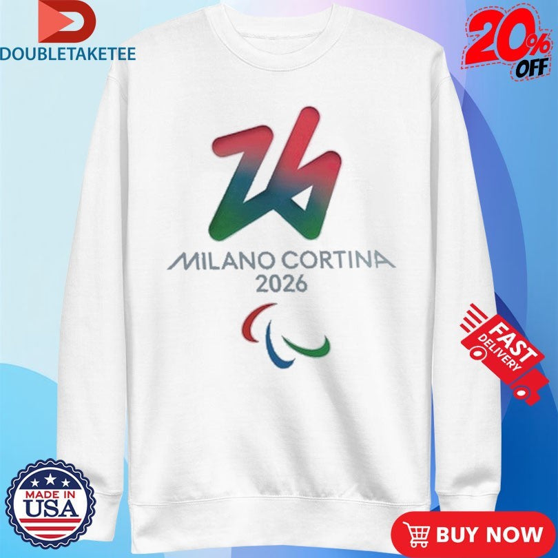 Official Milano Cortina 2026 Paralympics Logo Shirts Unisex , , , Long Sleeve Tee