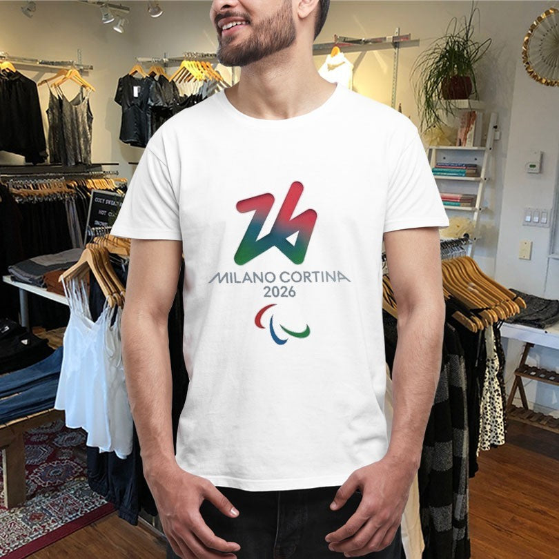 Official Milano Cortina 2026 Paralympics Logo Shirts Unisex , , , Long Sleeve Tee