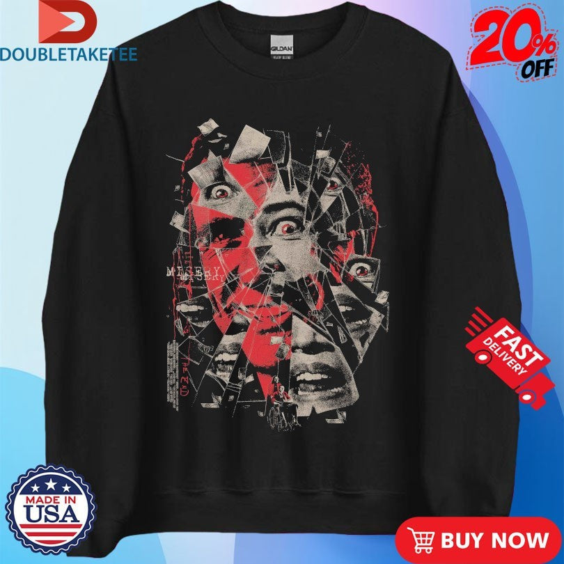 Official Misery I’m Your Number One Fan Broken Glass Shirts Unisex , , , Long Sleeve Tee