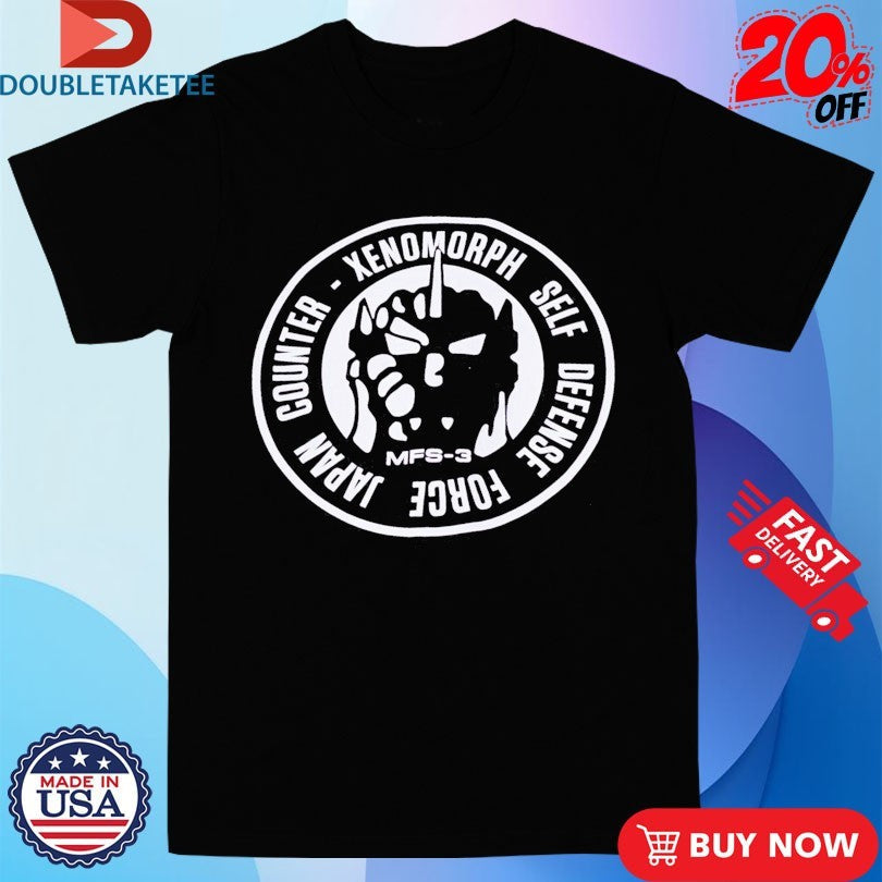 Official Misfits Counter Xenomorph Self Defense Force Japan MFS-3 JXSDF Shirts Unisex , , , Long Sleeve Tee