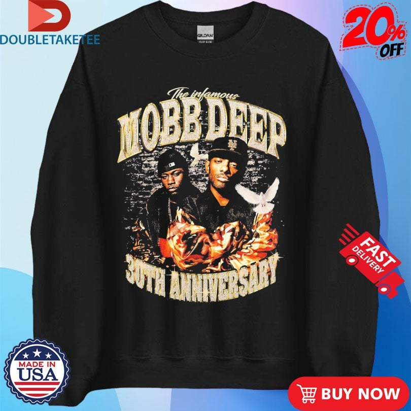 Official Mobb Deep The Infamours 30th Anniversary Tour 2025 Shirts Unisex , , , Long Sleeve Tee