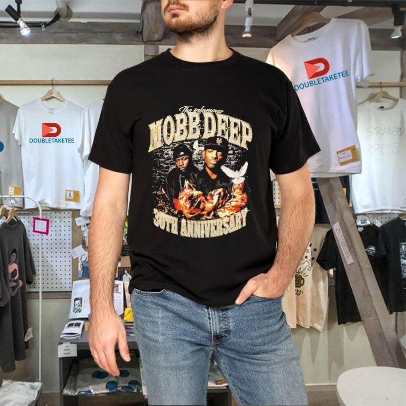 Official Mobb Deep The Infamours 30th Anniversary Tour 2025 Shirts Unisex , , , Long Sleeve Tee