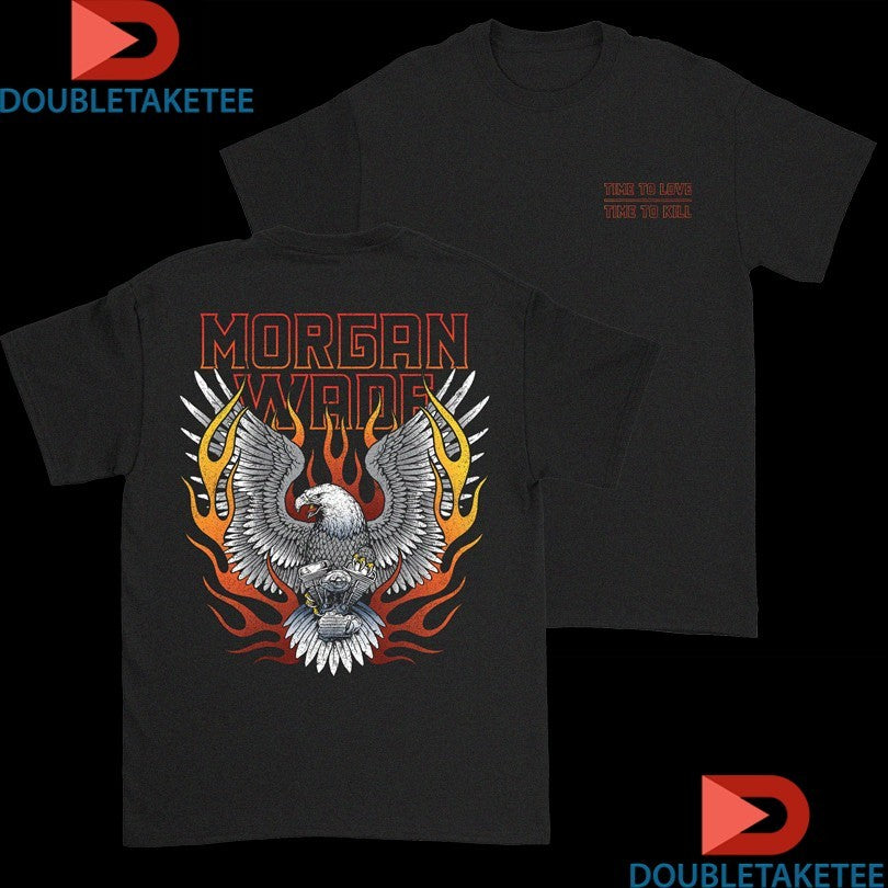 Official Morgan Wade Time To Love Time To Kill Eagle Shirts Unisex , , , Long Sleeve Tee