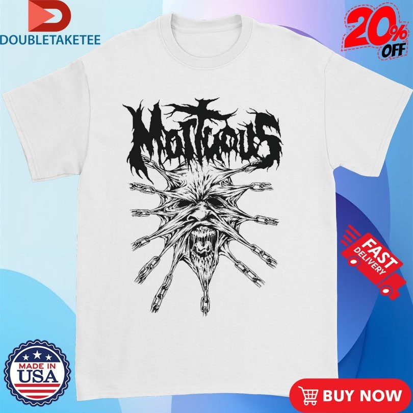 Official Mortuous Chained Face Shirts Unisex , , , Long Sleeve Tee