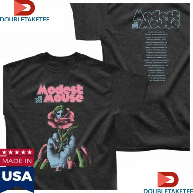 Official Mouse Summer On Tour 2025 Dates Hands Head Flowers Shirts Unisex , , , Long Sleeve Tee