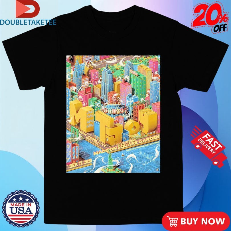Official Mt Joy Live From Madison Square Garden In New York City On September 17 2026 Gig Shirts