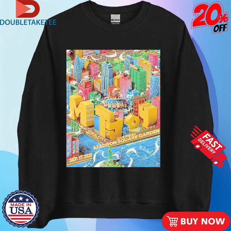 Official Mt Joy Live From Madison Square Garden In New York City On September 17 2026 Gig Shirts
