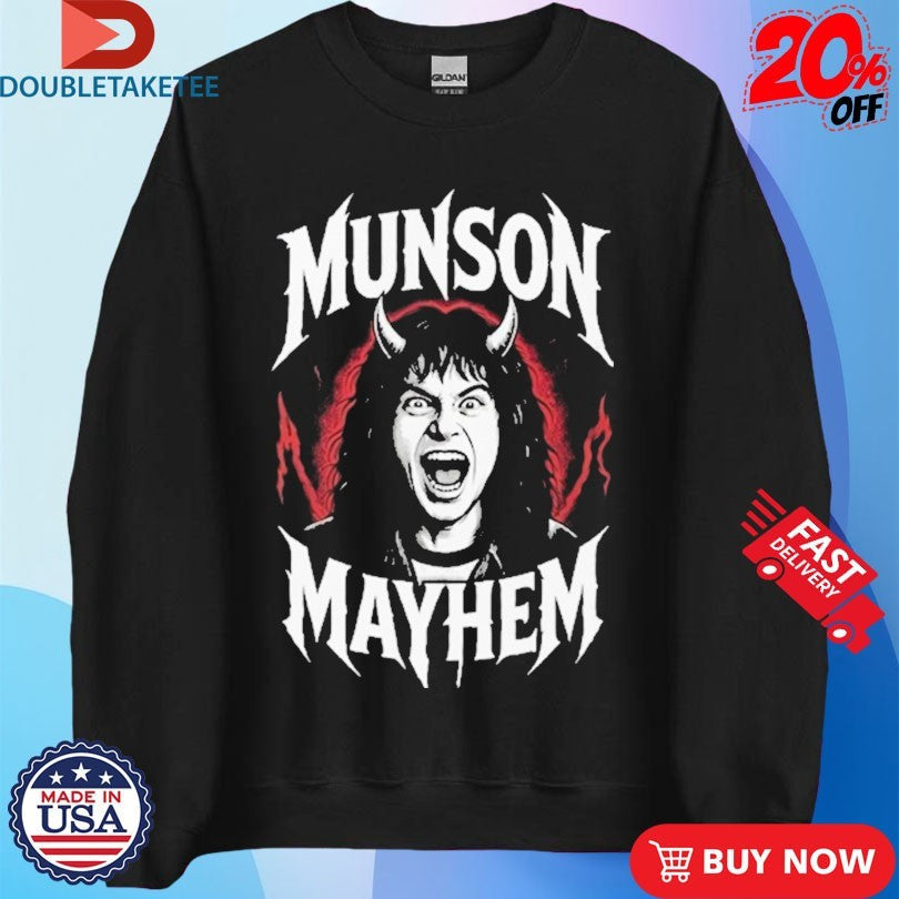 Official Munson Mayhem Satan Metal Shirts Unisex , , , Long Sleeve Tee