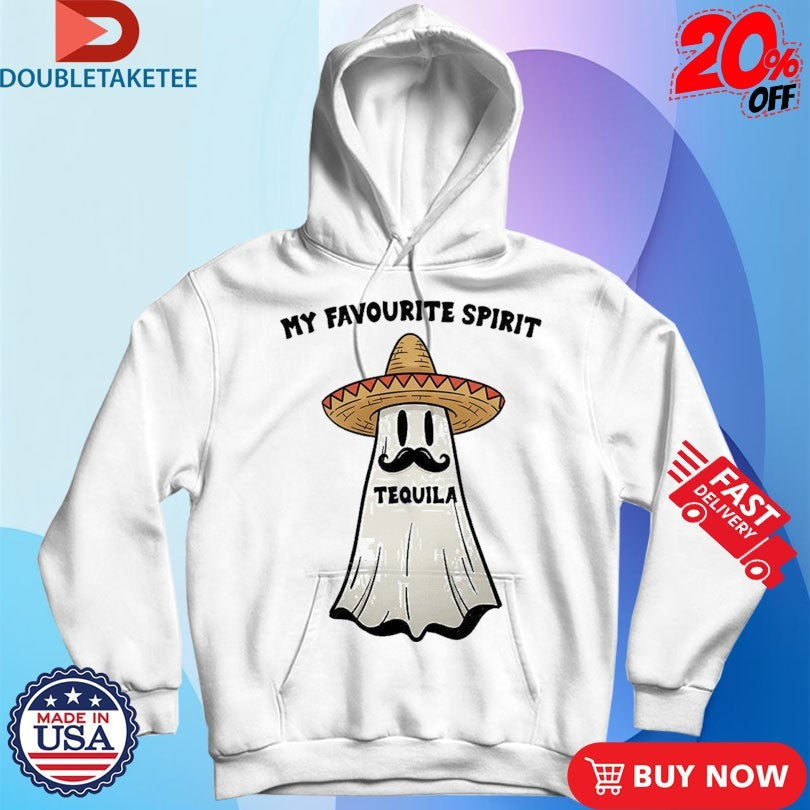 Official My Favouirte Spirit Tequila Ghost Shirts Unisex , , , Long Sleeve Tee