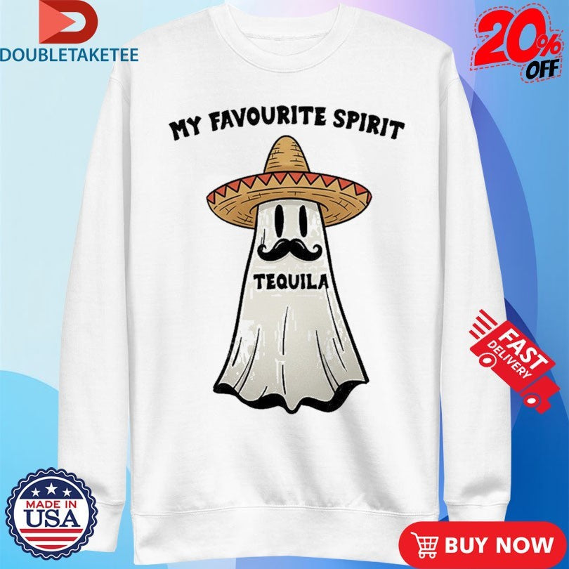Official My Favouirte Spirit Tequila Ghost Shirts Unisex , , , Long Sleeve Tee