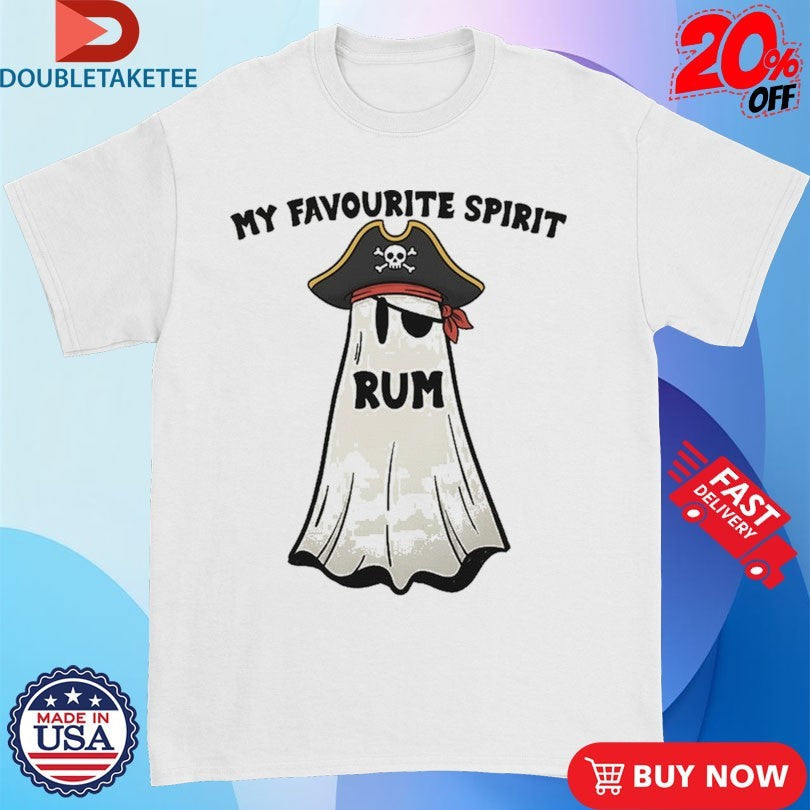 Official My Favourite Spirit Rum Ghost Pirates Shirts Unisex , , , Long Sleeve Tee