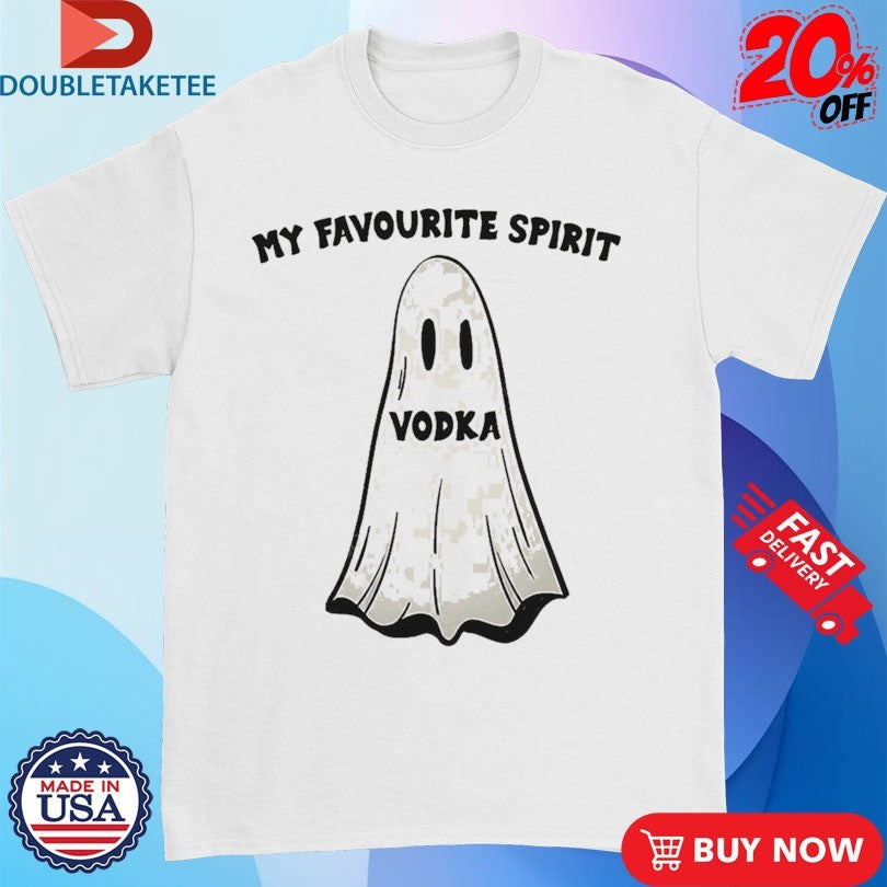 Official My Favourite Spirit Vodka Ghost Shirts Unisex , , , Long Sleeve Tee