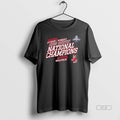 Official Nc State Wolfpack 2025 Ncaa D1 Cross Country National Champions Chriast T-Shirts
