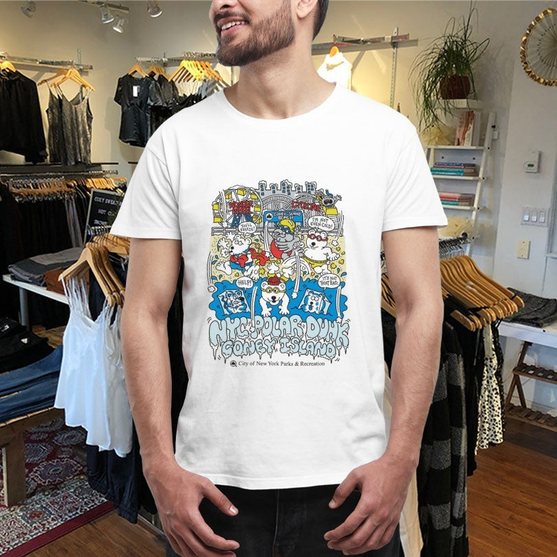 Official NYC Coney Island Polar Dunk Shirts Unisex , , , Long Sleeve Tee