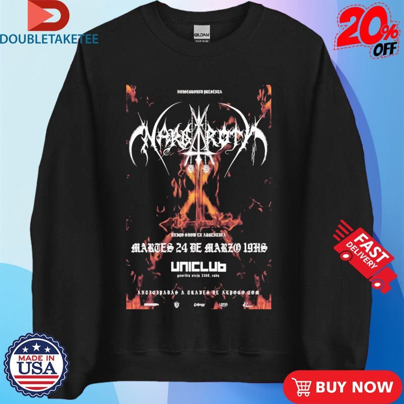 Official Nargaroth Martes 24 de Marzo 2026 Argentina Shirts Unisex , , , Long Sleeve Tee