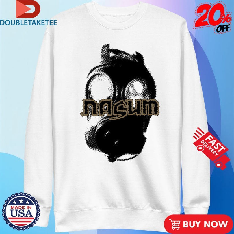 Official Nasum Gasmask Shirts Unisex , , , Long Sleeve Tee