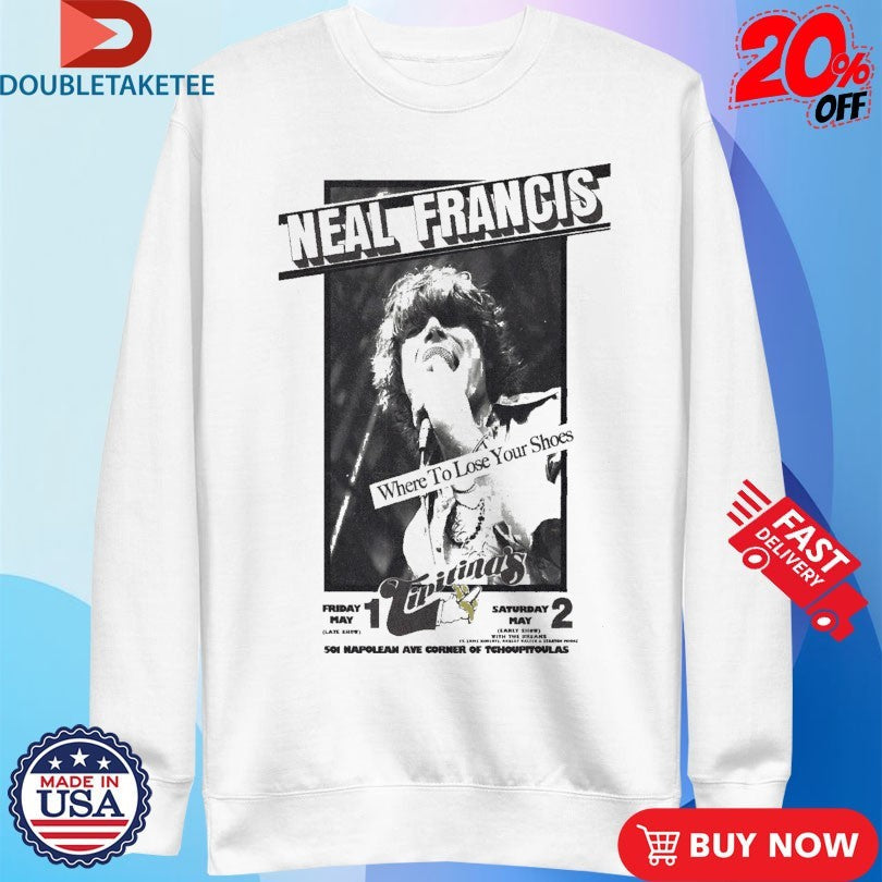 Official Neal Francis May 1-2 2026 Tipitina’s In New Orleans LA Shirts Unisex , , , Long Sleeve Tee