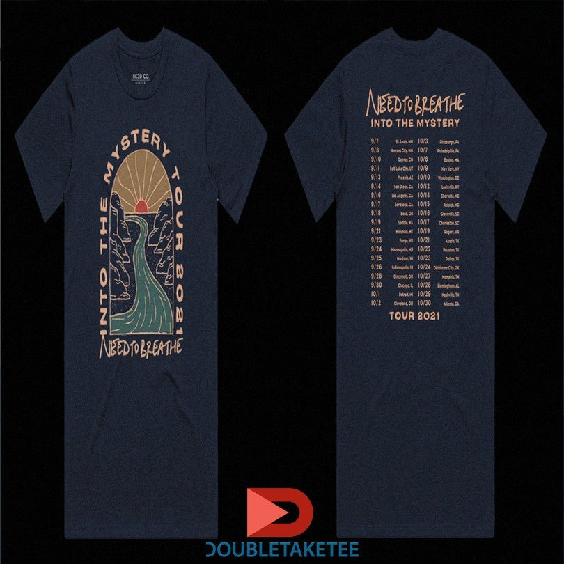 Official Needtobreathe Into The Mystery 2021 Tour Shirts Unisex , , , Long Sleeve Tee