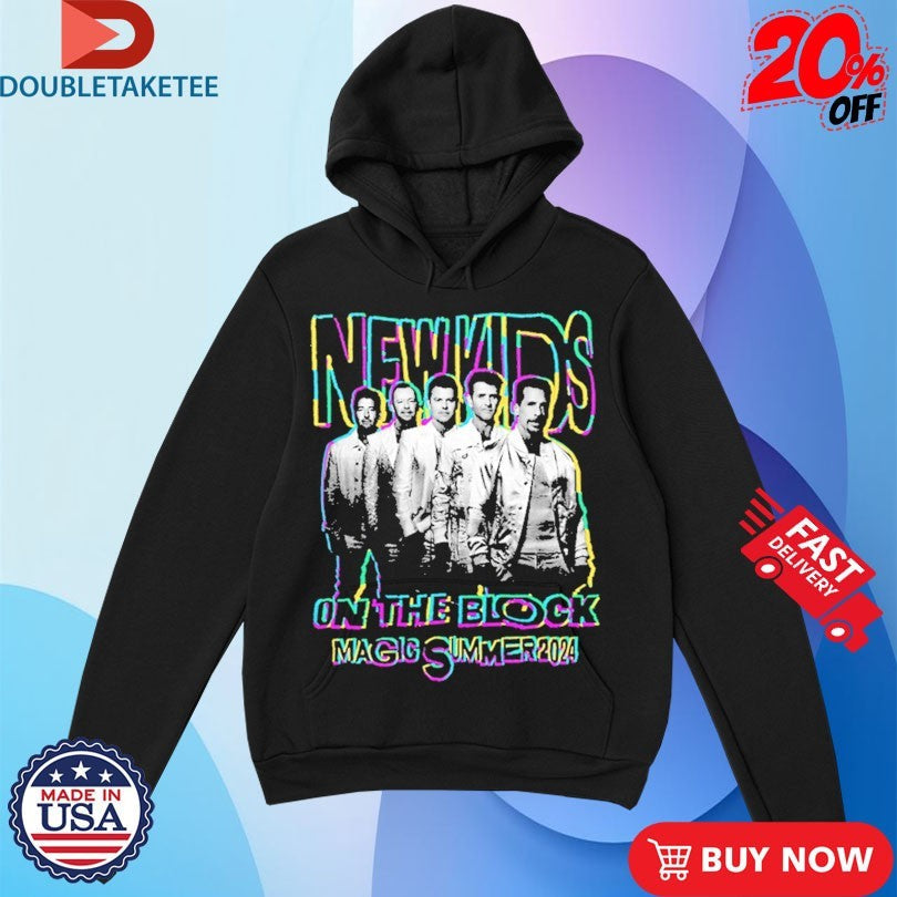 Official New Kids On The Block Magic Summer Tour 2024 Photo Shirts Unisex , , , Long Sleeve Tee