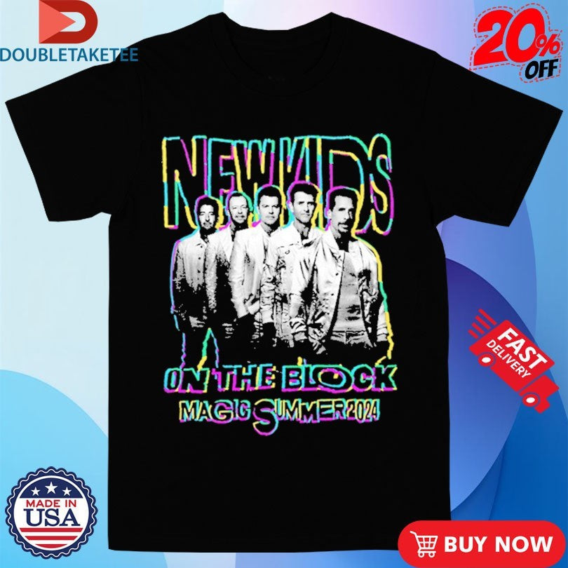 Official New Kids On The Block Magic Summer Tour 2024 Photo Shirts Unisex , , , Long Sleeve Tee
