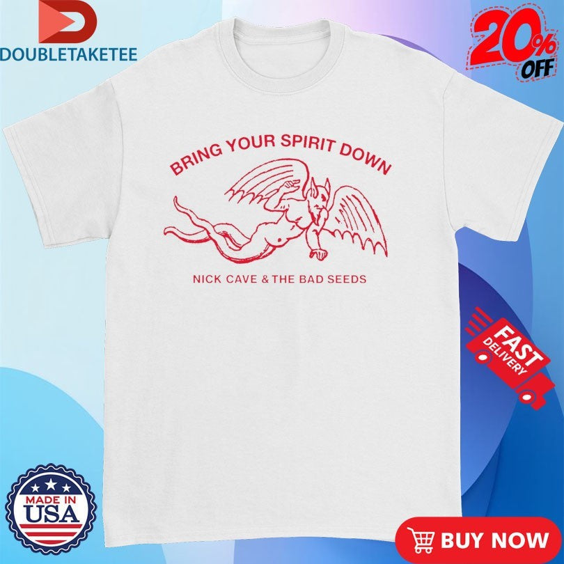 Official Nick Cave &amp; The Bad Seeds Bring Your Spirit Down Devil Shirts Unisex , , , Long Sleeve Tee
