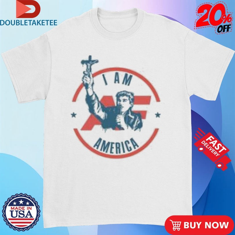 Official Nick Fuentes I Am America First Crucifix Shirts Unisex , , , Long Sleeve Tee