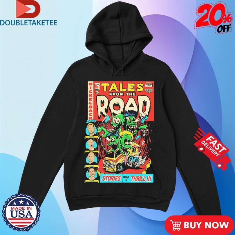 Official Nickelback Tales From The Road Stories Made To Thrill Canada Shirts Unisex , , , Long Sleeve Tee
