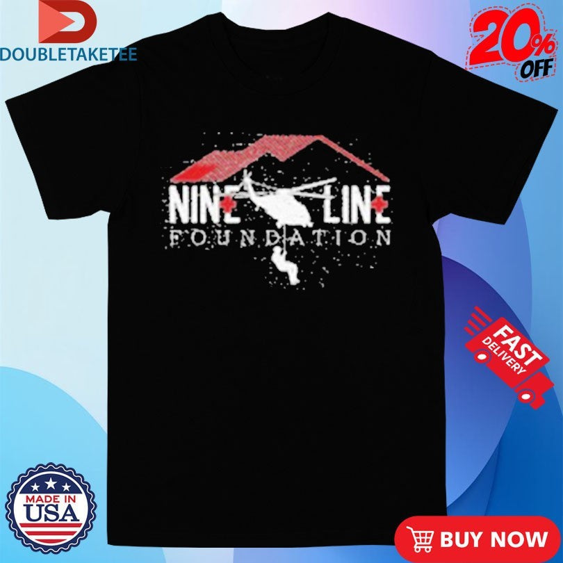 Official Nine Line Foundation Logo Shirts Unisex , , , Long Sleeve Tee