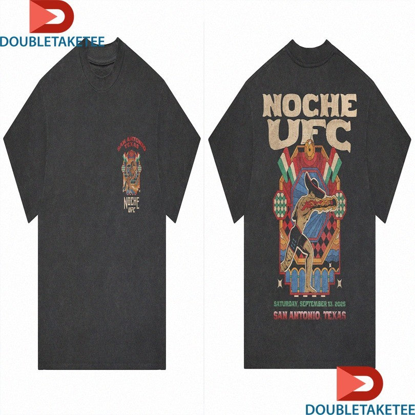 Official Noche UFC 2025 San Antonio Texas Fiery Punch Shirts Unisex , , , Long Sleeve Tee