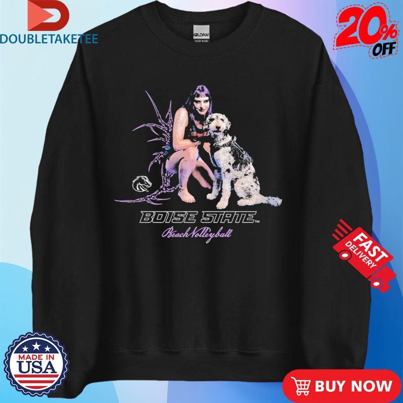 Official Nora Hayd And Dog Boise State Beach Volleyball Shirts Unisex , , , Long Sleeve Tee