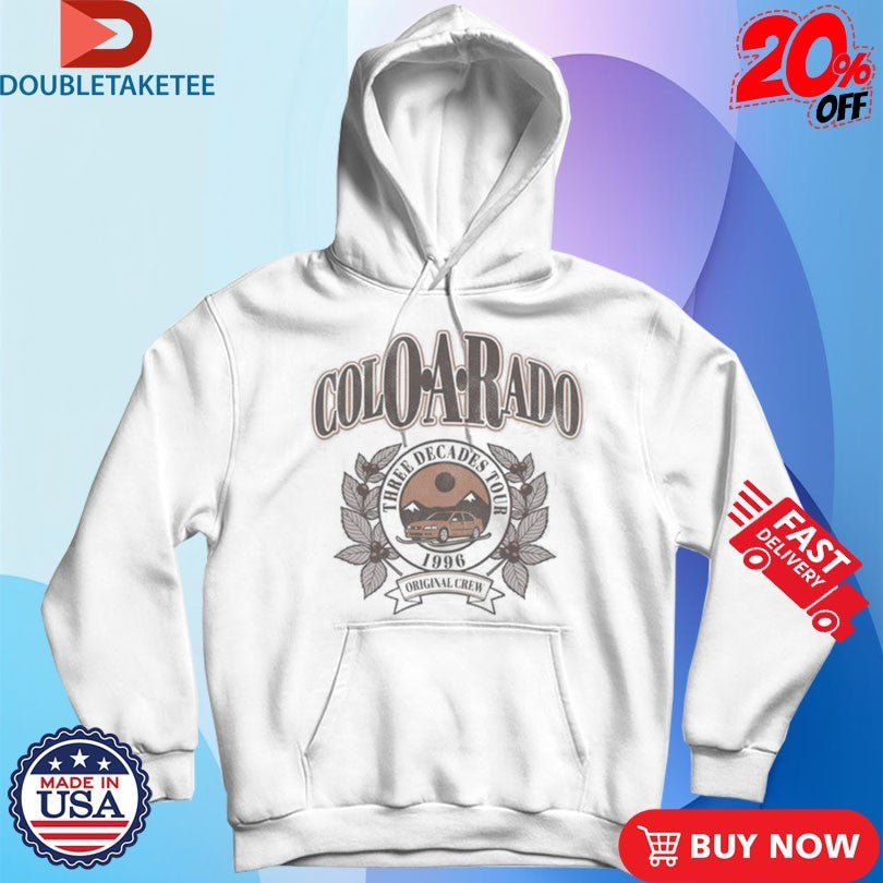 Official OAR Of A Revolution Colorado Three Decades Tour 1996 Shirts Unisex , , , Long Sleeve Tee