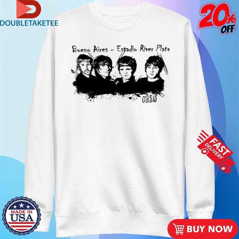 Official Oasis Buenos Aires Estadio River Plate 2025 Concert Unisex , , , Long Sleeve Tee