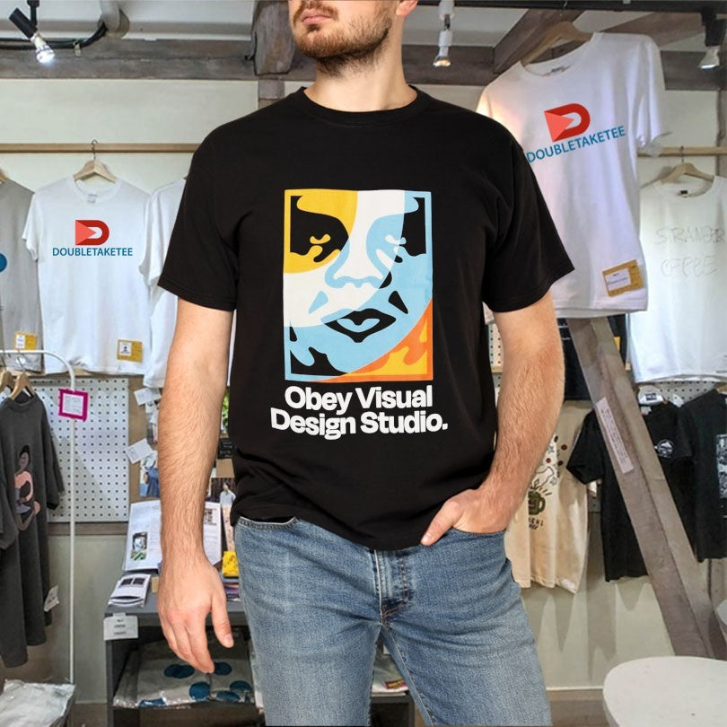 Official Obey Visual Studio Shirts Unisex , , , Long Sleeve Tee