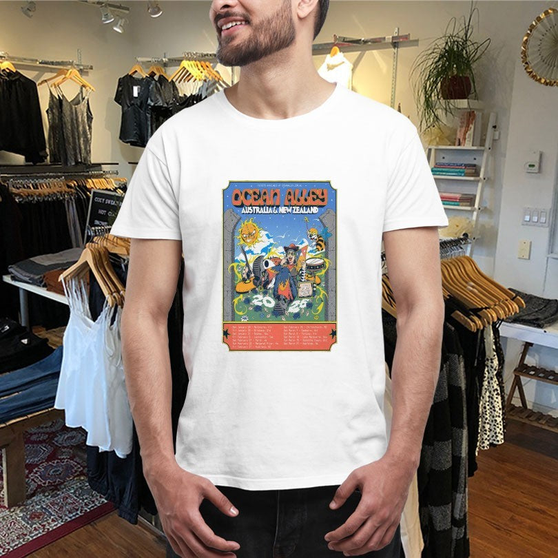 Official Ocean Alley Australia And New Zealand 2026 Tour Shirts Unisex , , , Long Sleeve Tee