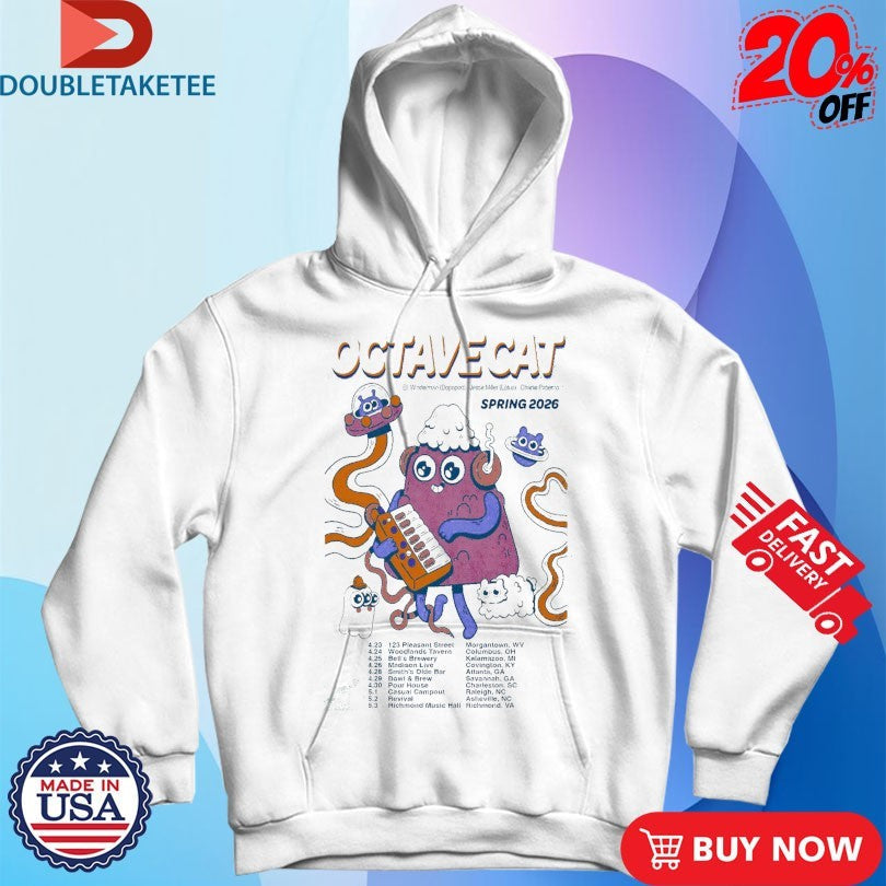 Official Octave Cat Tour Spring 2026 Shirts Unisex , , , Long Sleeve Tee