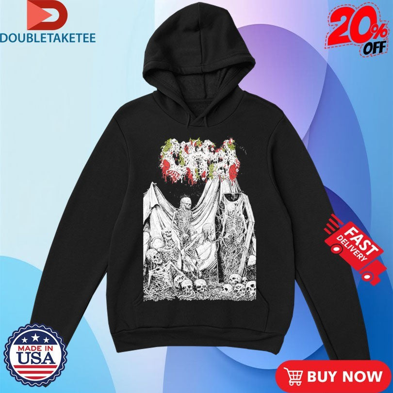 Official Offal Horrorfiend Skeletons Shirts Unisex , , , Long Sleeve Tee