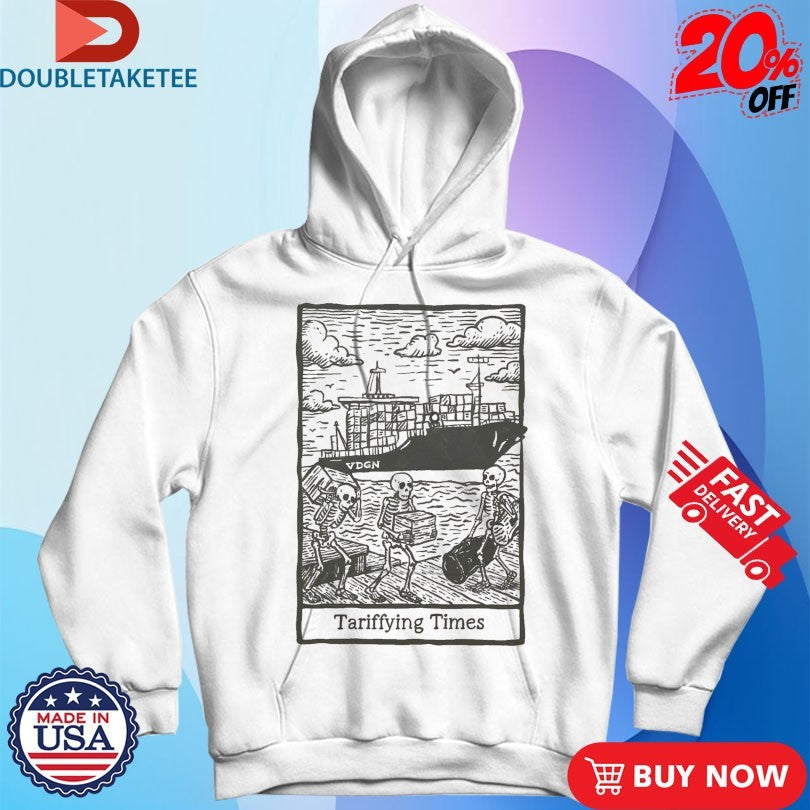 Official Official VDGN Tariffying Times Skeleton Shirts Unisex , , , Long Sleeve Tee