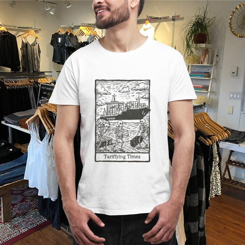 Official Official VDGN Tariffying Times Skeleton Shirts Unisex , , , Long Sleeve Tee
